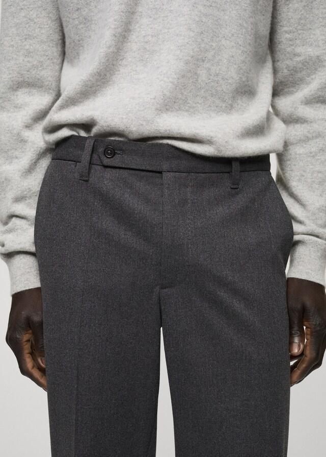 Mango Slim-Fit-Flanellhose Exklusivangebot