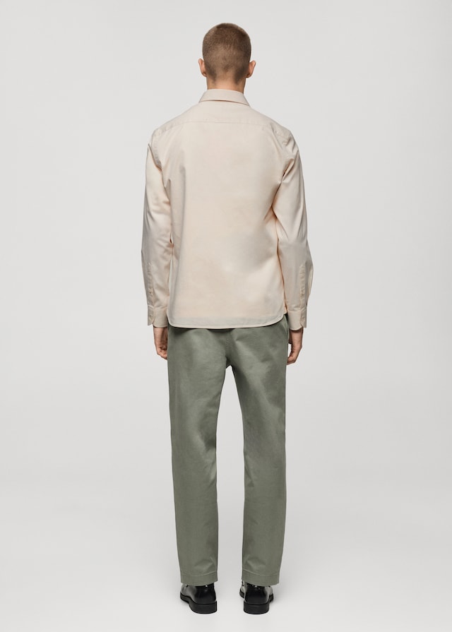 Mango Overshirt aus Baumwoll-Twill mit Taschen Top Angebot