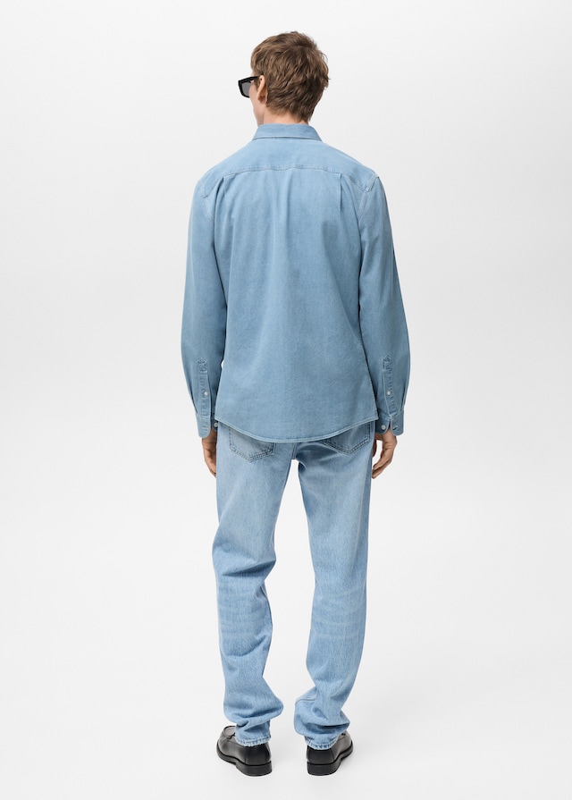Mango Regular-Fit-Jeanshemd Exklusive Angebote