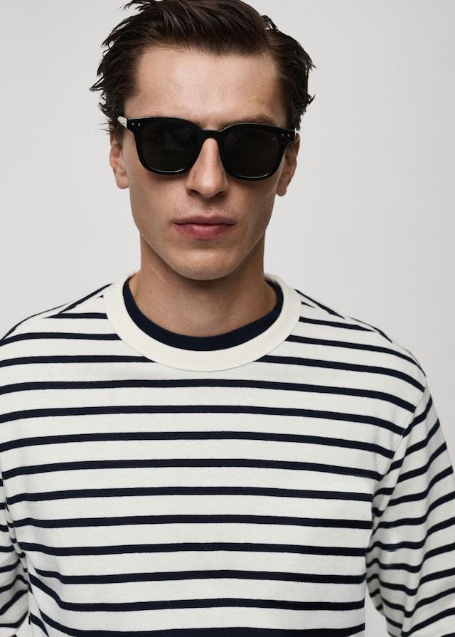 Mango Gestreiftes T-Shirt aus 100 % Baumwolle Neuheiten