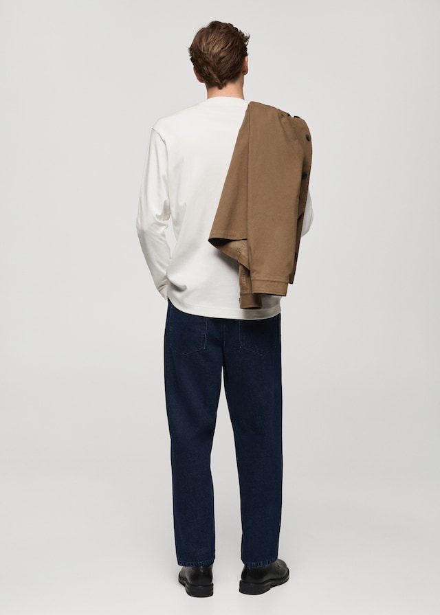 Mango Langarmshirt regular fit Sonderangebote