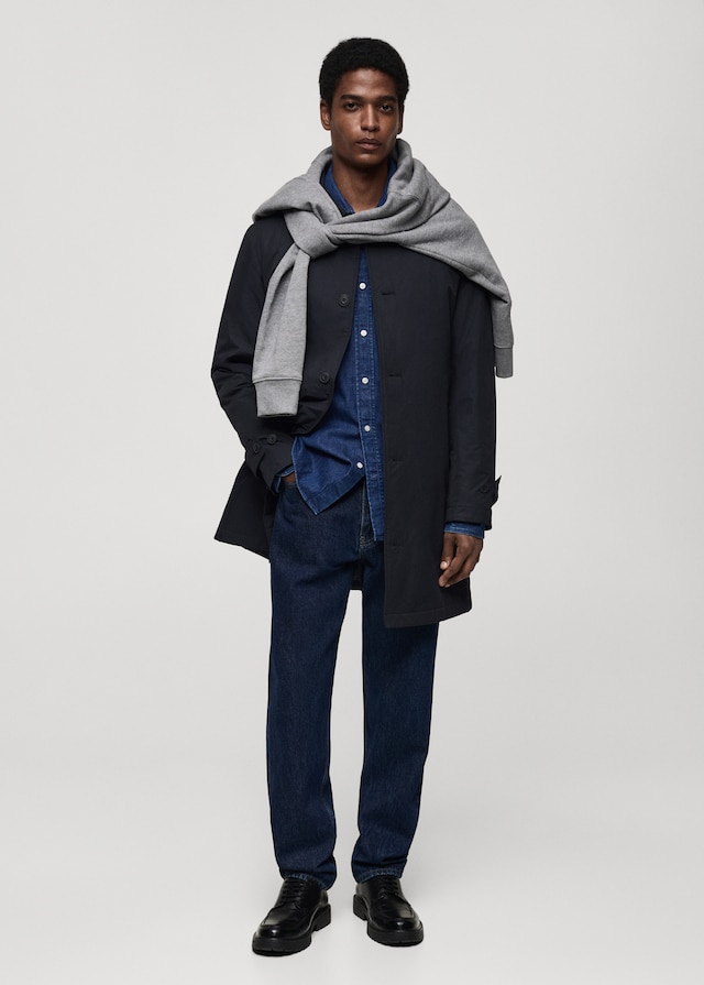 Mango Wasserabweisender Stepp-Trenchcoat Tiefpreis