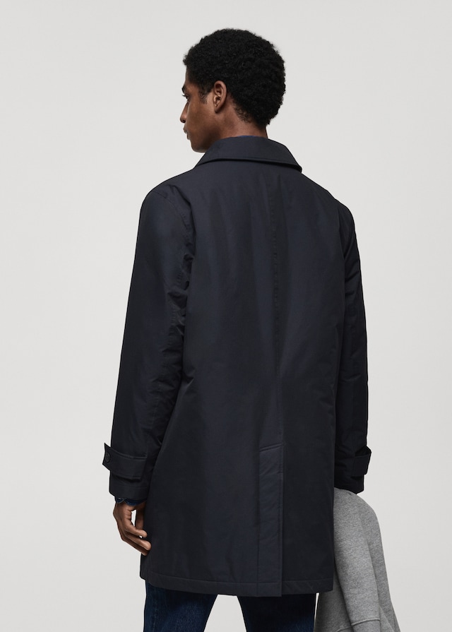 Mango Wasserabweisender Stepp-Trenchcoat Tiefpreis