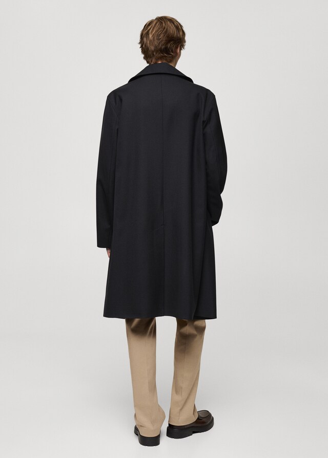 Mango Oversized-Trenchcoat aus Comfort-Stretch-Gewebe Super Sparpreis