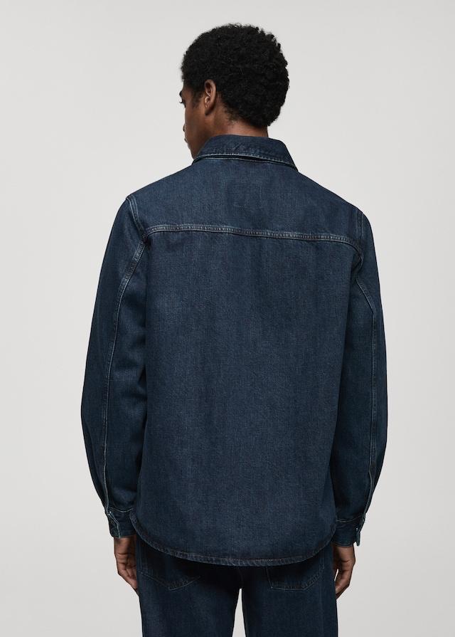 Mango Regular-Fit-Overshirt aus Jeans Letzter Tag