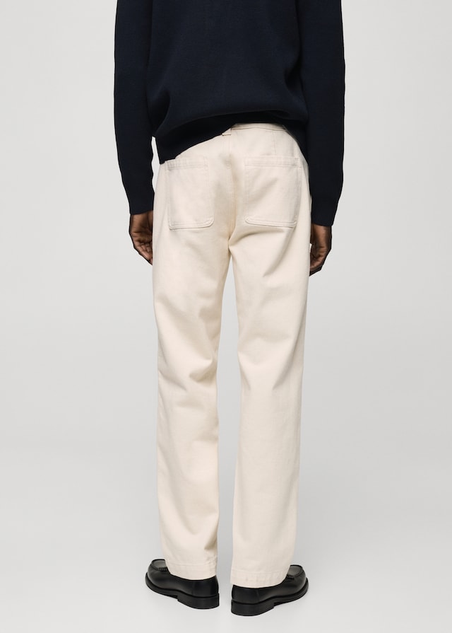 Mango Regular-Fit-Baumwollhose Bis zu 50% Rabatt