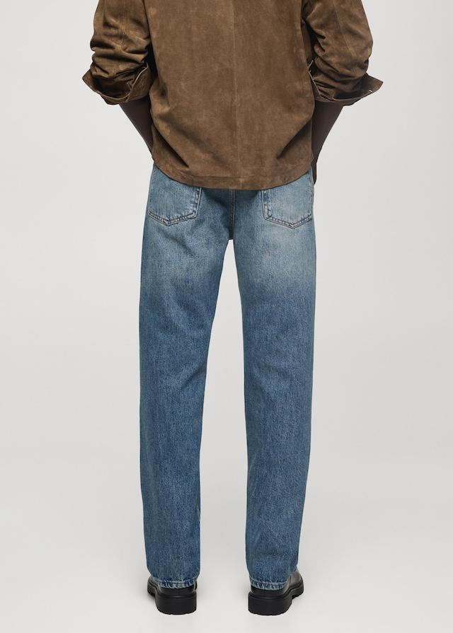 Mango Straight Fit-Jeans im Used-Look Bis zu 60% Rabatt