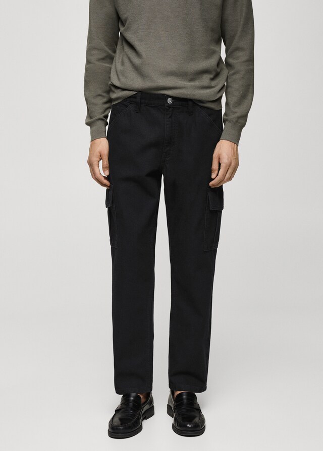 Mango Straight Fit-Cargojeans