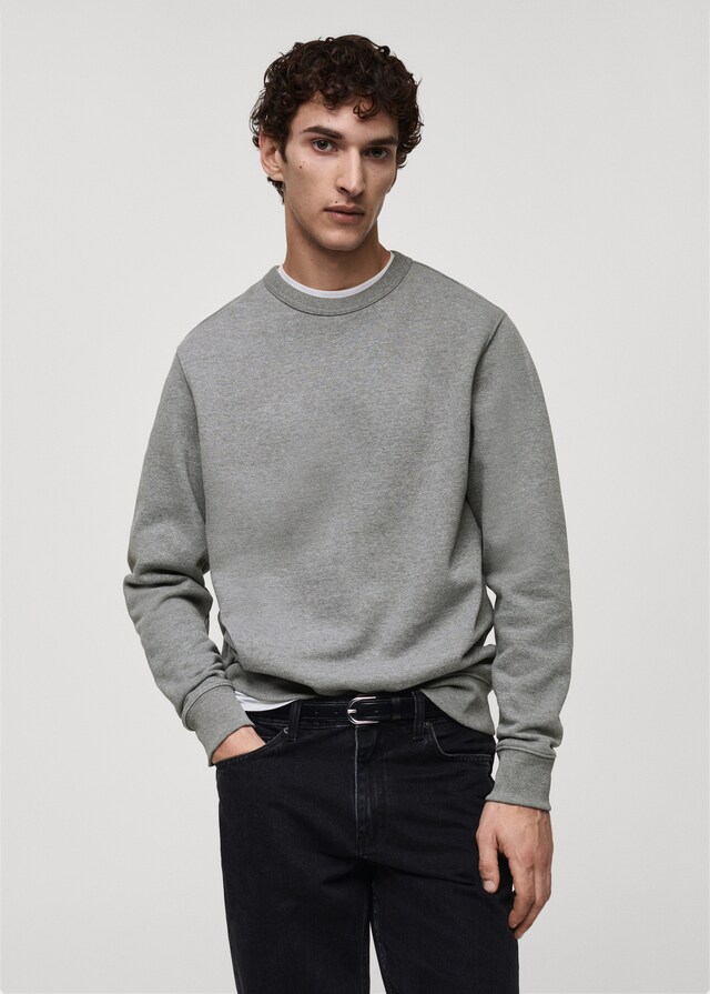 Mango Regular-Fit-Sweatshirt aus Baumwolle Sonderangebot der Fabrik