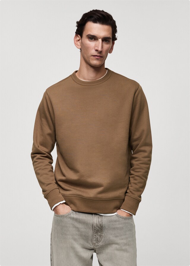 Mango Regular-Fit-Sweatshirt aus Baumwolle Bis zu 55% Rabatt