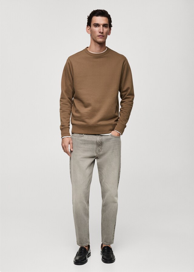 Mango Regular-Fit-Sweatshirt aus Baumwolle Bis zu 55% Rabatt
