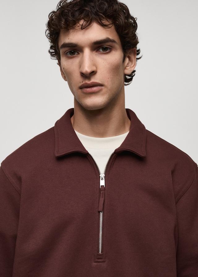 Mango Regular-Fit-Polo-Sweatshirt aus Baumwolle Discount Store für neue Produkte