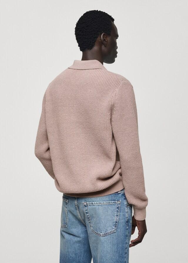Mango Strickpoloshirt aus Baumwolle Super Rabatt