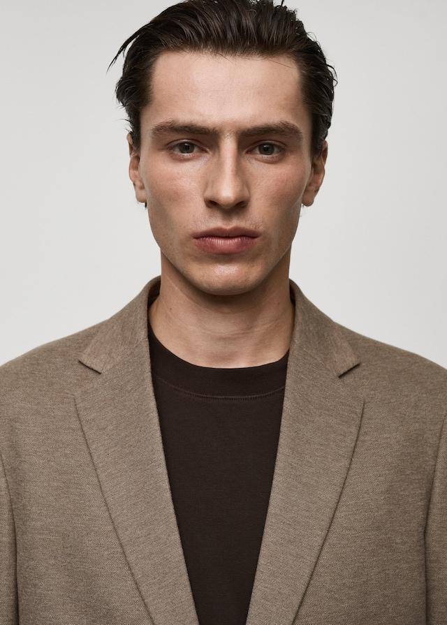 Mango Slim Fit-Blazer aus Baumwolle Riesige Rabatte