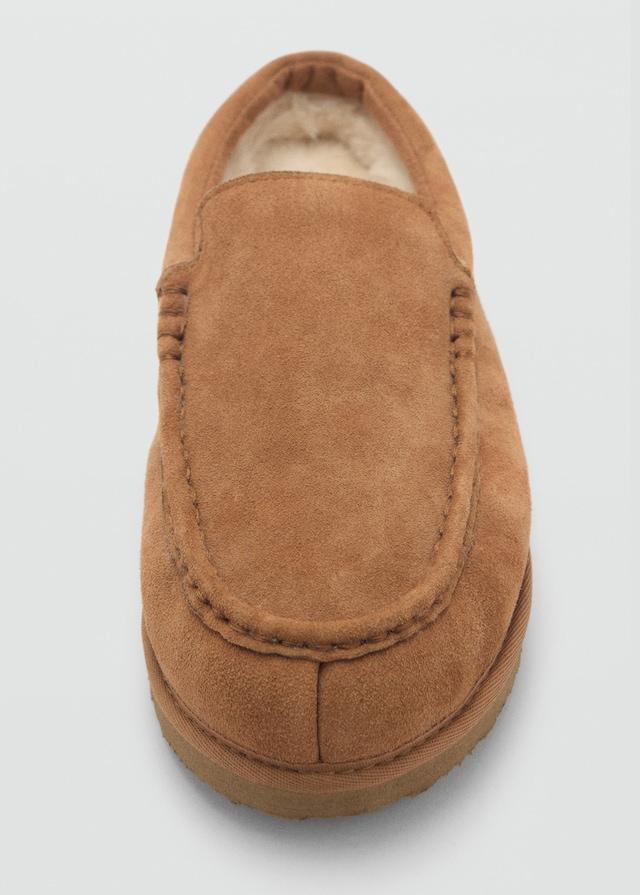 Mango Wildleder-Clogs mit Plüsch-Innenfutter zollfrei