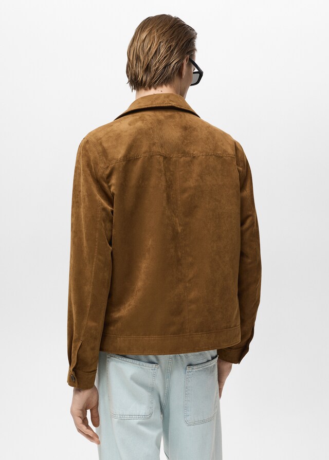 Mango Overshirt mit Wildleder-Effekt 50% Rabatt für begrenzte Zeit