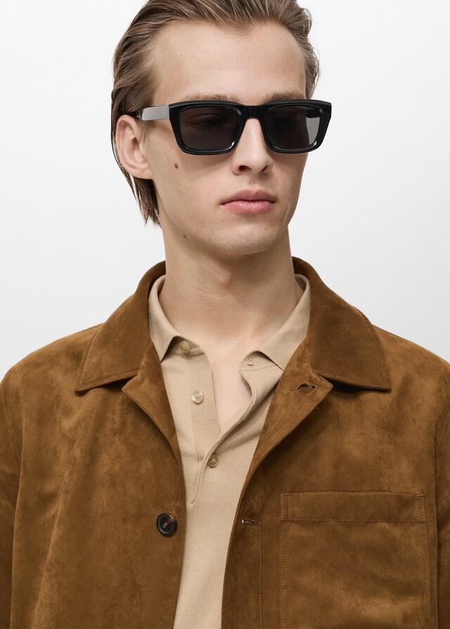 Mango Overshirt mit Wildleder-Effekt 50% Rabatt für begrenzte Zeit