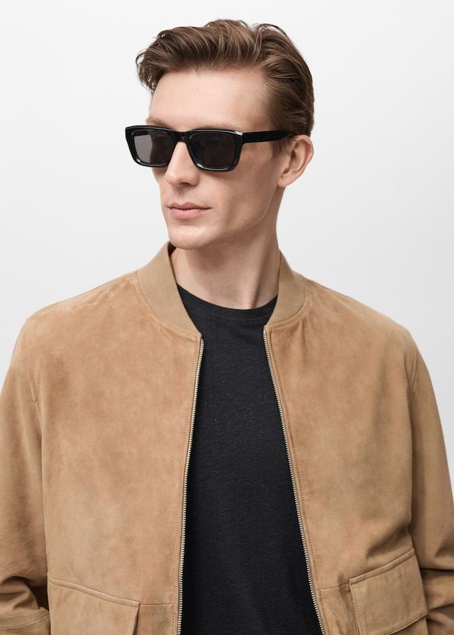 Mango Bomberjacke aus Wildleder 2025