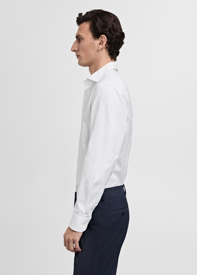 Mango Slim Fit-Anzughemd aus 100 % Baumwolle Online