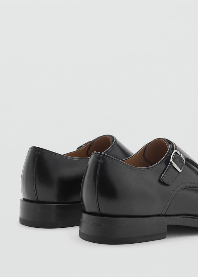 Mango Lederschuh mit Doppelschnalle Outlet
