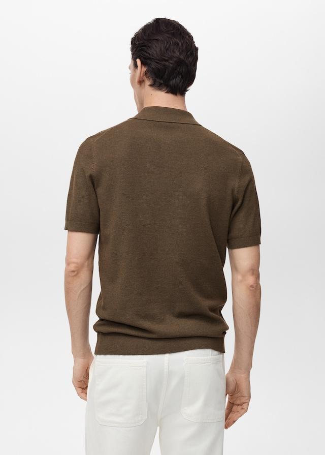 Mango Slim-Fit-Strick-T-Shirt mit Struktur Sonderangebot