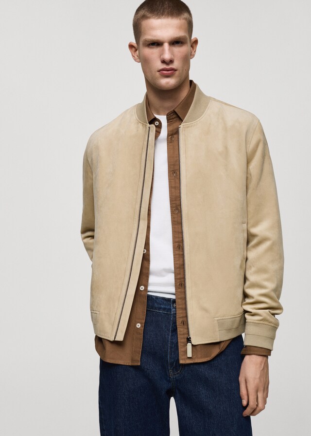 Mango Bomberjacke mit Wildleder-Effekt Cyber Monday