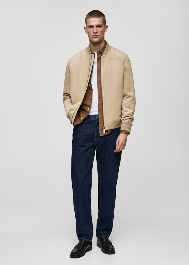 Mango Bomberjacke mit Wildleder-Effekt Cyber Monday
