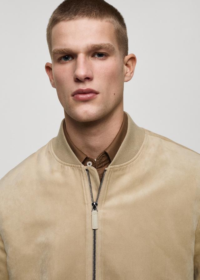 Mango Bomberjacke mit Wildleder-Effekt Cyber Monday