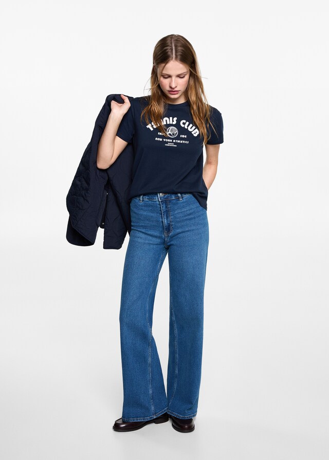 Mango Wide Leg-Jeans Top Angebot