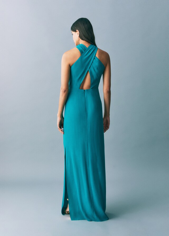 Mango Langes Neckholderkleid Neuheiten