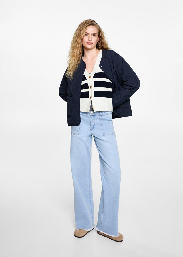 Mango Strickcardigan mit Streifenmuster Zeitbegrenzte Promotion