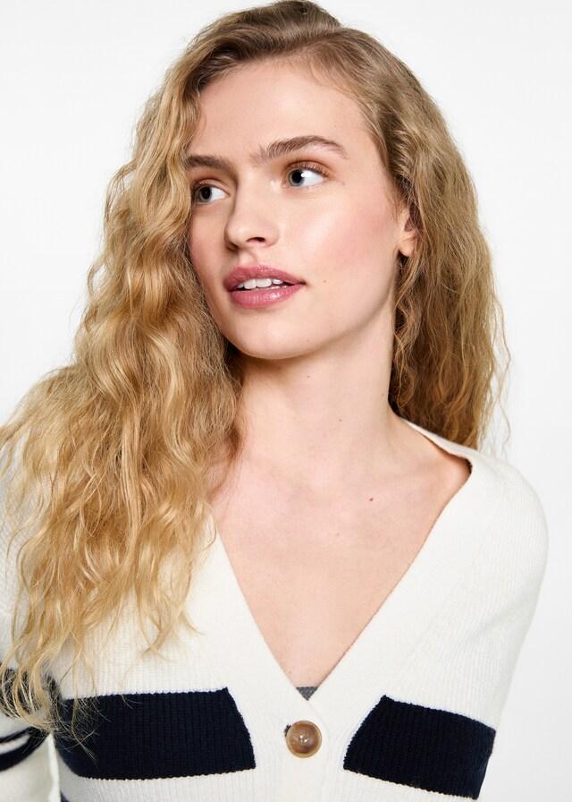 Mango Strickcardigan mit Streifenmuster Zeitbegrenzte Promotion