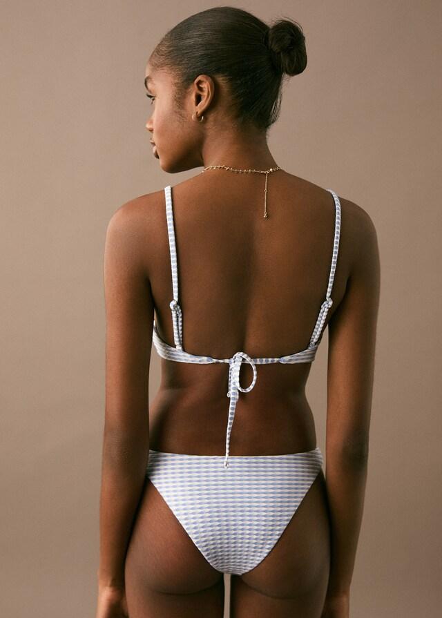 Mango Texturierter Bikini mi Schleife Clearance-Verkauf