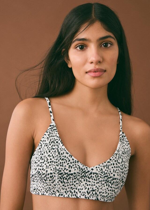 Mango Bikini mit Animal-Print Kostenloser Versand international