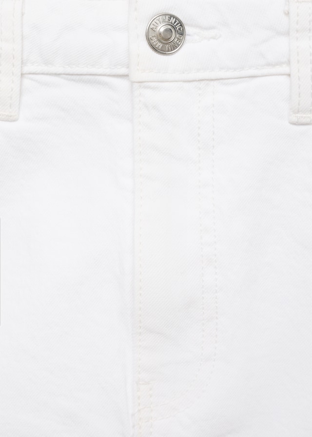 Mango Jeans-Minirock mit ausgefranstem Saum Black Friday Preise