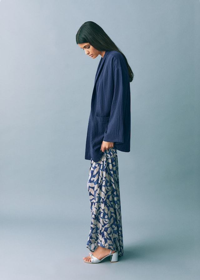 Mango Kimono-Jacke Bambula im Angebot