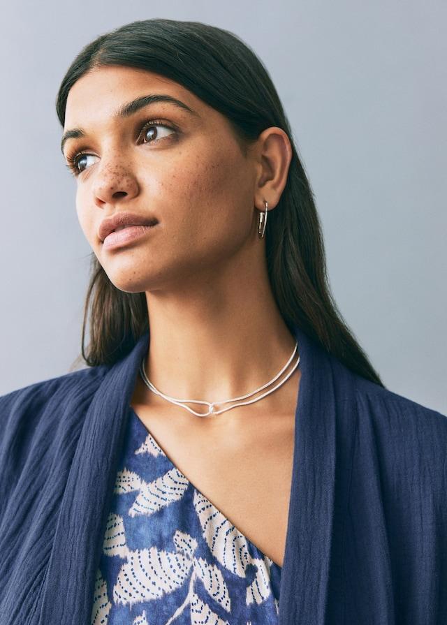 Mango Kimono-Jacke Bambula im Angebot