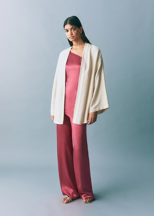 Mango Jacke im Kimono-Stil Schlussverkauf
