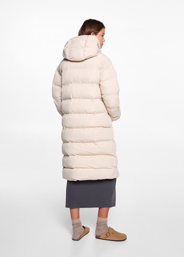 Mango Langer Steppanorak Fabrikverkauf