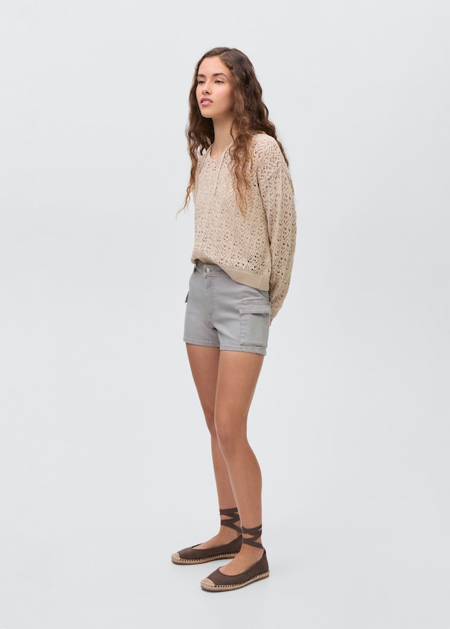 Mango Cargo-Shorts aus Baumwolle Kostenloser Versand