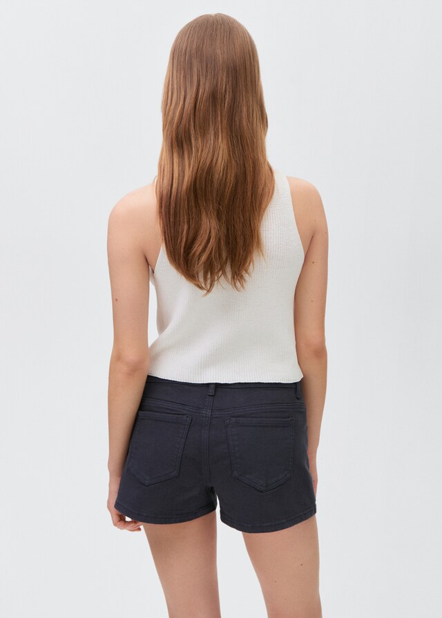 Mango Jeans-Shorts mit hoher Taille Limitierter Zeitrabatt