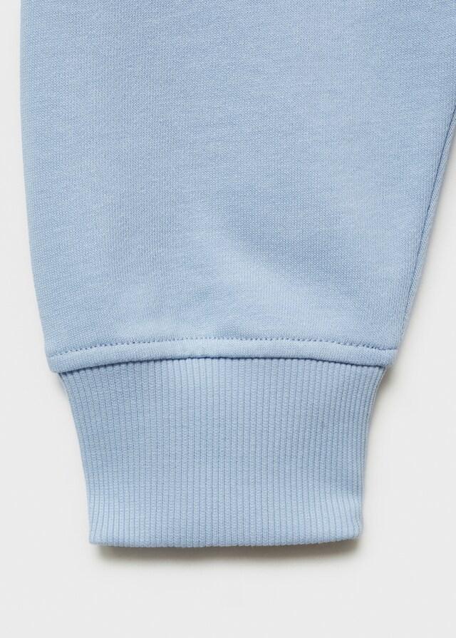 Mango Baumwoll-Sweatshirt mit aufgedrucktem Schriftzug Günstig kaufen