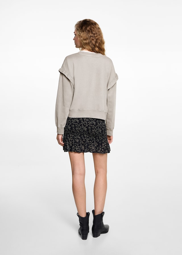 Mango Sweatshirt mit abfallenden Schultern Exklusivangebot
