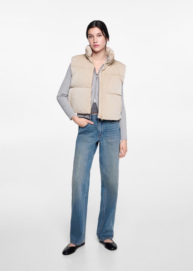 Mango Steppanorak mit Taschen Valentinstagsangebot