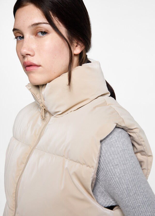 Mango Steppanorak mit Taschen Valentinstagsangebot