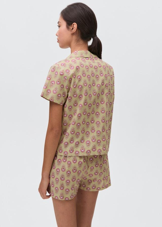 Mango Pyjama-Pack aus gemusterter Baumwolle Lagerräumung