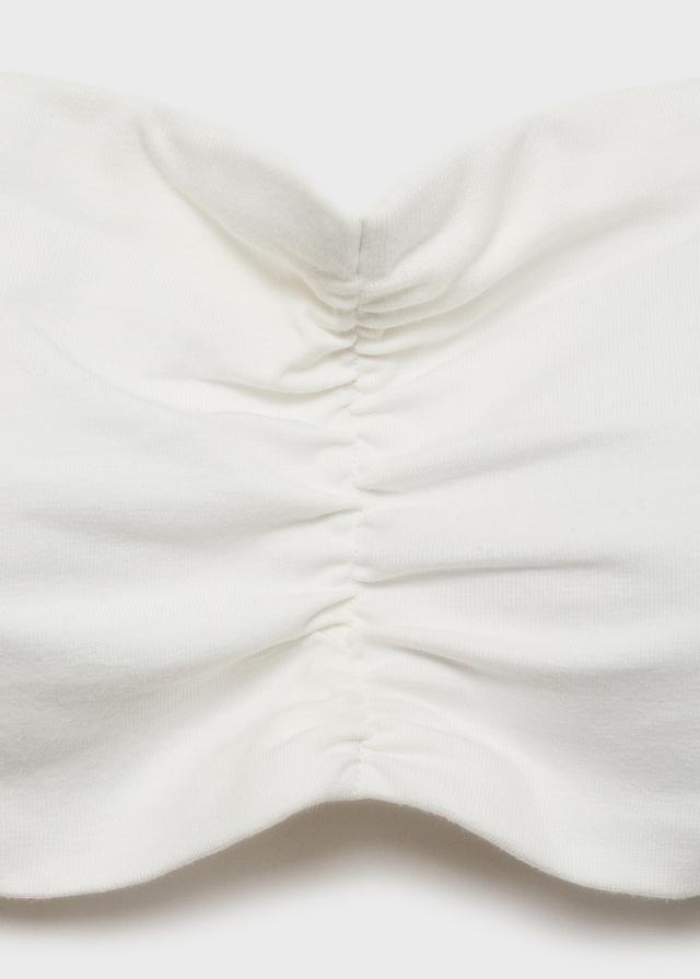 Mango Gerafftes Bandeau-Top Blitzangebot