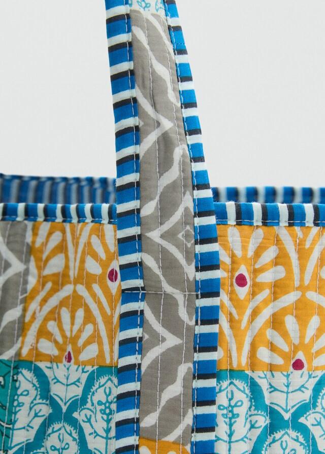 Mango Patchwork-Stepptasche Begrenzte Freigabe