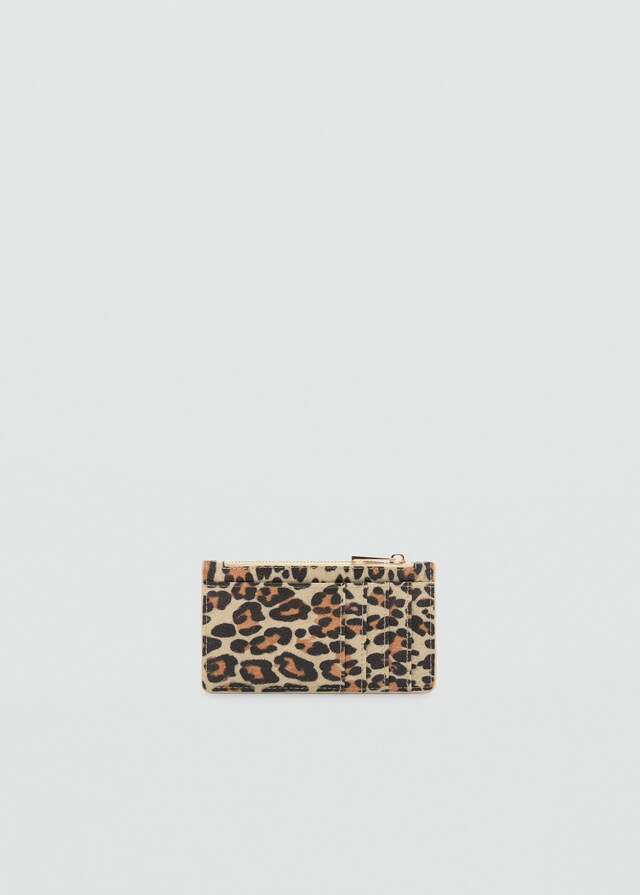 Mango Geldbörse mit Leder-Effekt und Leoparden-Print Nur für heute