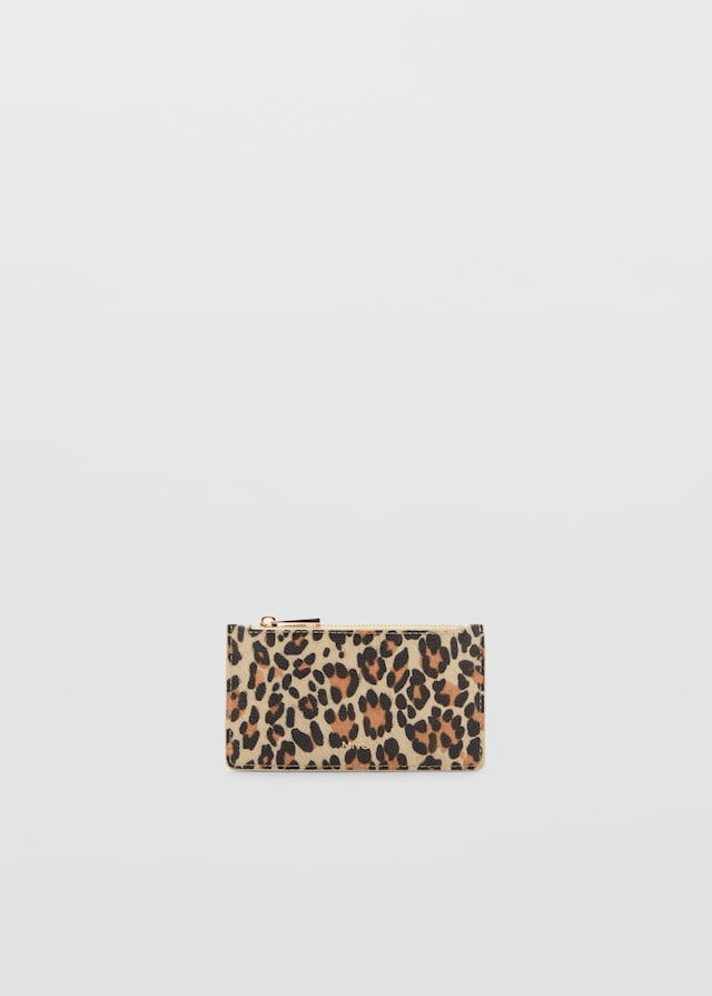 Mango Geldbörse mit Leder-Effekt und Leoparden-Print Nur für heute